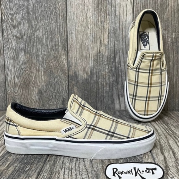 Vans Other - VANS Original Checker Plaid Slip On Sneakers Unisex